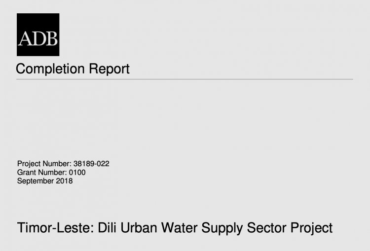 Timor-Leste: Dili Urban Water Supply Sector Project