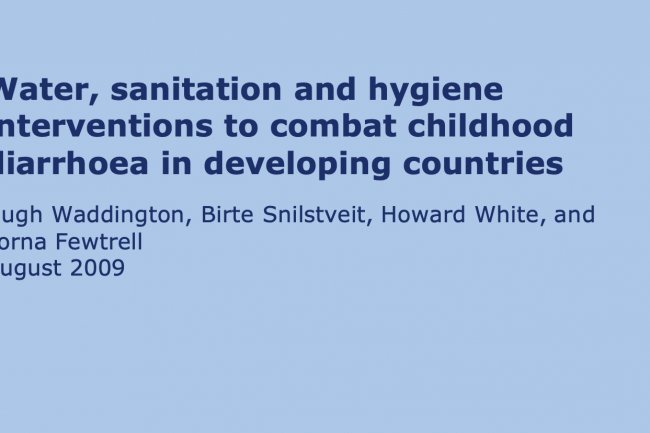 Intervensaun sira kona-ba Kombate Moras Labarik sira nian iha Nasaun sira ne 'ebé iha Dezenvolvimentu