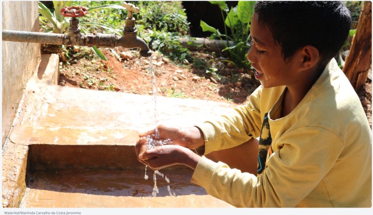 Piped water for Roberto's family in Timor-Leste