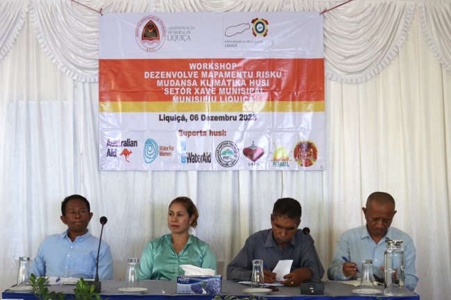 Dezenvolve Mapamentu Risku Mudansa Klimátika iha Liquiçá