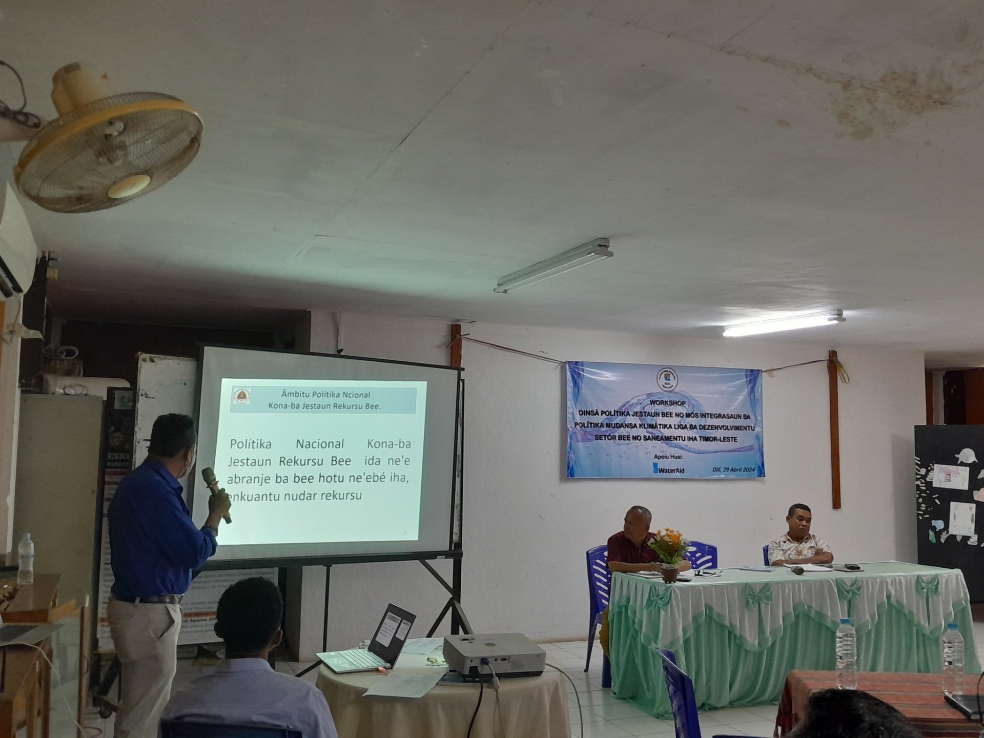 Water Resources Management Policy and its integration into climate change policy in the development of water, sanitation, and hygiene sectors in Timor-Leste