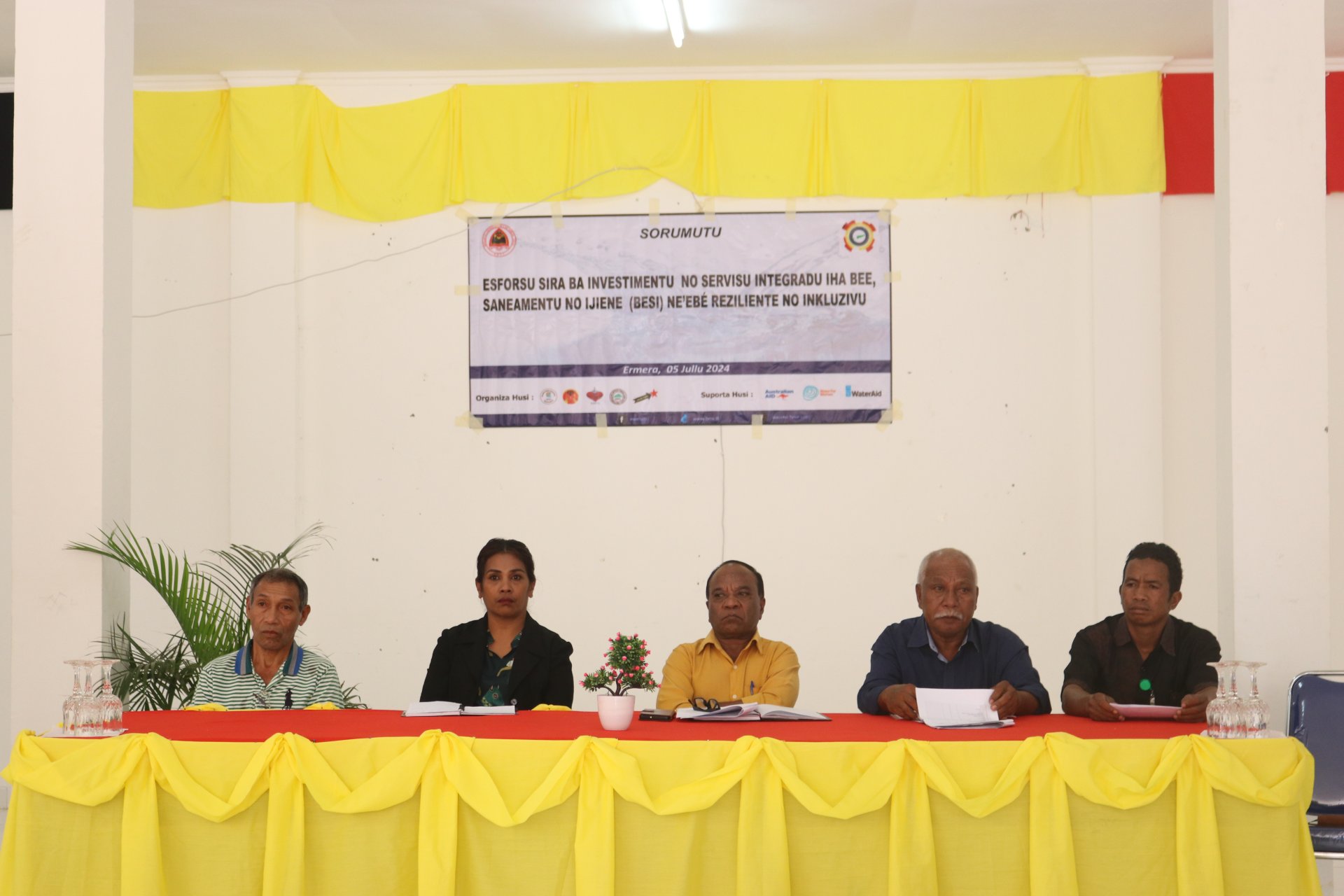 PN-BESI-TL & Partners organized municipal dialogue WASH as human rights in Ermera municipality