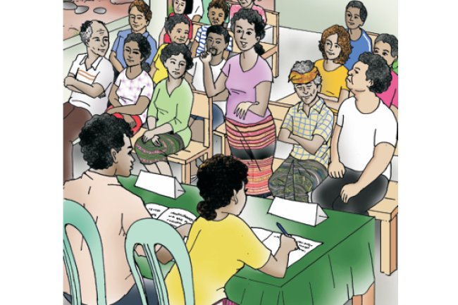 Manuál ba Fasilita  Diálogu entre Feto no Mane sira  iha Komunidade: Modulu Vizita Tuir Mai