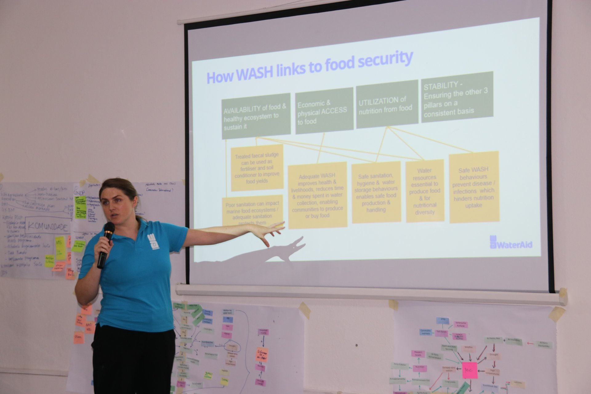 WaterAid Timor-Leste realiza workshop Seguransa Ai-han no seguransa bee