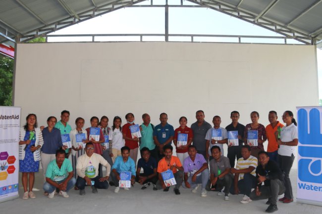 WaterAid Timor-Leste Fornese Treinamentu Operasaun no Manutensaun Fasilidade BESI Inkluzivu iha Fasilidade Kuidadu Saúde (FKS) ba Pesoál Saúde sira iha Munisipiu Liquiçá