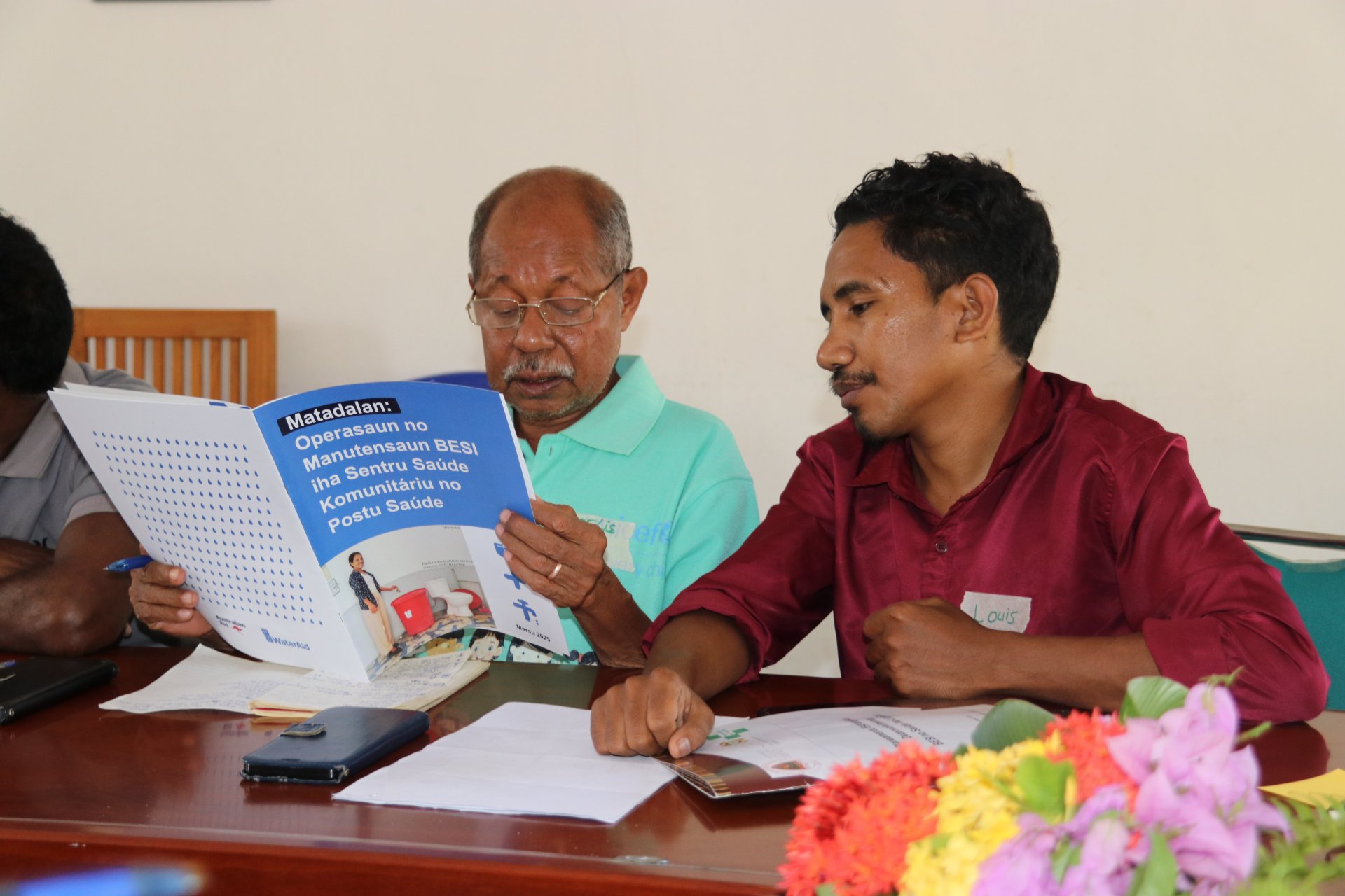 WaterAid Timor-Leste Fornese Treinamentu Operasaun no Manutensaun Fasilidade BESI Inkluzivu iha Fasilidade Kuidadu Saúde (FKS) ba Pesoál Saúde sira iha Munisipiu Liquiçá