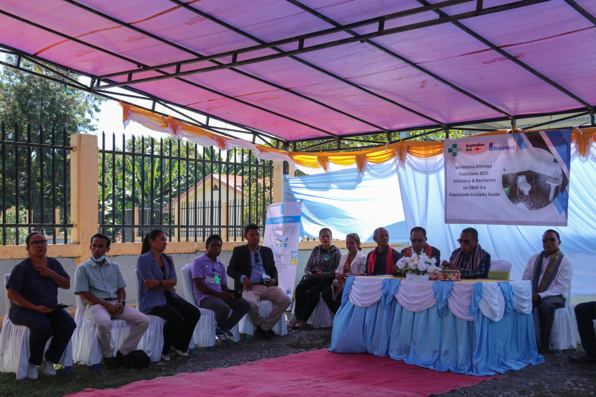 WaterAid Timor-Leste handed over 14 Inclusive WASH facilities at Health Care Facilities to the Ministry of Health, Liquiçá Municipal Health Department